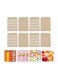 Bakery Bags, Kraft Paper Bags Cookie Coffee Bags Gift Wrappers Holiday Party for Bakery Cookies Candies Dessert Chocolate Sandwich Lunch Bags with White Dot or White Wave Pattern 50 Pcs