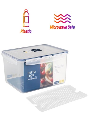 Microneware Superlock Rectangle Storage Box 8400ml