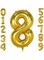 Dawen Shop Gold number balloons 40inch helium birthday balloons foil mylar digital balloons for birthday engagement wedding bridal shower anniversary (8)