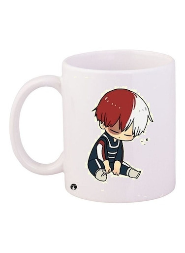 Printed Ceramic Coffee Mug Multicolour