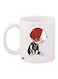 Printed Ceramic Coffee Mug Multicolour