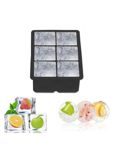 Ice Cube Trays Silicone Mold - Easy Release Ice Cube Molds