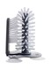 Double Sided Bristle Brush White/Grey