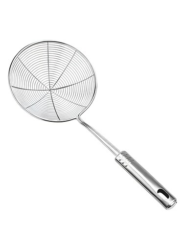 Kingdom Stainless Steel Spider Strainer/Skimmer/Ladle for Cooking, Frying, and Pasta Straining