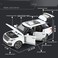 Land Rover Official Licensed 1:18 Range Rover Diecast 50th Anniversary Model Car &ndash; Alloy Metal SUV Collectible Toy with Opening Doors, Sound &amp; Light for Kids &amp; Adults &ndash; (White)