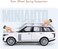 Land Rover Official Licensed 1:18 Range Rover Diecast 50th Anniversary Model Car &ndash; Alloy Metal SUV Collectible Toy with Opening Doors, Sound &amp; Light for Kids &amp; Adults &ndash; (White)