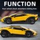 Lamborghini Official Licensed Hurac&aacute;n Sterrato 1:24 Diecast Model Car - Openable Doors, LED Lights, Engine Sound, Suspension - Premium Off-Road Supercar Collectible for Adults &amp; Kids &ndash; (Yellow)