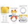 Funmuch Baby Giraffe Rattle Toy &ndash; Soft Plush Hand Bell Ring with Gentle Sound, Sensory Development Toy for Newborns &amp; Infants, Washable Polyester, 0 Months+