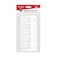 MOTARRO Rectangular Painting Palette (MP145-7) &ndash; 10-Grid Plastic Mixing Tray 110&times;190mm with Round &amp; Rectangular Wells &ndash; Durable Easy-Clean Artist Palette for Watercolor, Acrylic, Oil &amp; Gouache