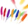 MOTARRO 10PCS Craft Feathers Set ME090 &ndash; Natural &amp; Dyed Feathers for DIY Art Projects, School Crafts, Home D&eacute;cor &amp; Costume Making