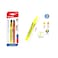 MOTARRO 2PCS Highlighter Set MC046-5 &ndash; Orange &amp; Yellow Manga Marker Pens for Note-Taking, Lettering, and School Stationery Supplies