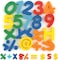 MOTARRO 37-Piece Magnetic Numbers &amp; Symbols Set MA040-3 &ndash; Vibrant Assorted Colors for Fridge, Classroom &amp; Educational Use