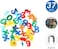 MOTARRO 37-Piece Magnetic Numbers &amp; Symbols Set MA040-3 &ndash; Vibrant Assorted Colors for Fridge, Classroom &amp; Educational Use