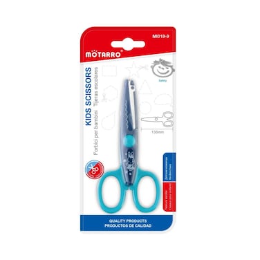 MOTARRO 135mm Kids Scissors &ndash; Comfortable Grip, School &amp; Art Use MI019-9