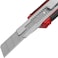 MTX Retractable Blade Knife, 25mm, Reinforced Metal Rail, Rubber-Coated Metal Handle