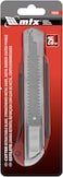 MTX Retractable Blade Knife, 25mm, Reinforced Metal Rail, Rubber-Coated Metal Handle