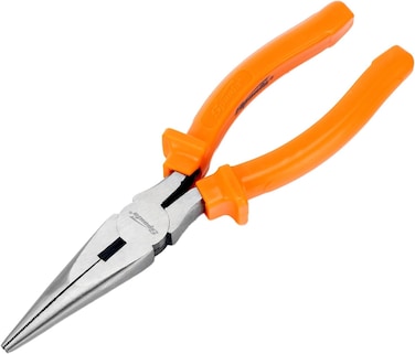 SPARTA Straight Long Nose Polished Pliers with Plastic Handles (200 mm)