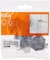 Ikea FIXA Stick-on Floor Protectors Set of 20, Grey