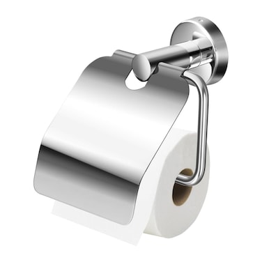 ALARQAM Stainless Steel Tissue Paper Holder - Wall Mounted Bathroom Toilet Roll Holder, Anti-Rust &amp; Durable, Modern Design for Home, Office, and Hotel Use