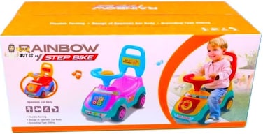 YALLABUYIT Rio Ride on Baby Car for Kids, Baby Ride on Car with Music &amp; Horn Button-Push Ride On Kids Car