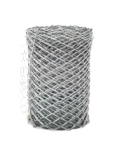 AL ARQAM Galvanized Expanded Metal Mesh Diamond Flat Anti-rust &amp; Corrosion Resistance for Multi-purpose. (8 Inch x 10 Yard)