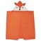 YALLABUYIT Towel with hood, fox shaped/orange, 70x140 cm