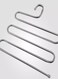 Iron Pants Hanger with Reverse S,Versatile Non-Slip Heavy-Duty Trouser and Jeans Closet Organizer,Won't Deform Clothes,Super Strong Load-bearing Capacity