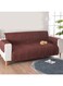 XYWML 1/2/3 Seater Sofa Cover Quilted Anti-wear Anti-Slip Couch Recliner Furniture Protector (Color : Coffee, Size : 1 Seater)
