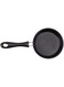 Breakfast Pan, Mini Fry Pan Heat Insulation Easy To Clean Long Handle Electroplated 12cm Stainless Steel for Kitchen ()