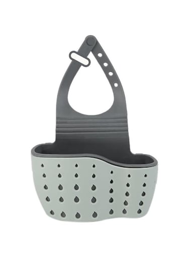 Dubai Gallery Adjustable Kitchen Hanging Drain Basket Grey