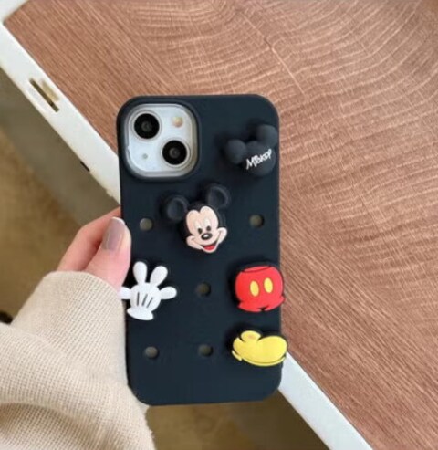Phone Case fits iPhone Custom Phone Case Silicone Slim Light Full Body Protective Cover Wireless Soft TPU Case Protector
