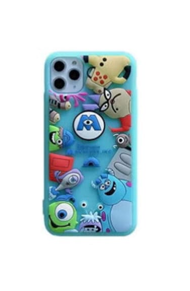 Soft Silicone Phone Case For Iphone 13 Iphone13 Mike Wazowski Sulley James P. Sullivan Monsters MU 3D Cartoon Cute Lovely Fun Funny Kids Girls Women