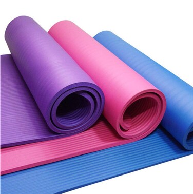 Yoga Mat Extra Thick Exercise Yoga Mat Balance All-Purpose &frac12; Inch Extra Thick Long Comfort Foam High Density Anti Tear Exercise Yoga Mat With Carrying Strap