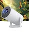 Projector, Smart Projector Portable Projector 4K/200 Projector With Wifi And Bluetooth Auto Keystone Correction Flip Android Round Design Movie Projector