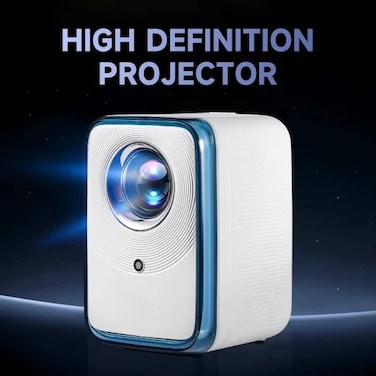 PROJECTOR P60 HD Smart Portable Projector &ndash; 1280P LCD, Auto Keystone, WiFi &amp; Bluetooth 5.0, 50&ndash;150&rdquo; Display, 180&deg; Adjustable Projection