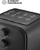 Air Fryer 3.8 Liters with Timer Temperature Adjustable Control and 8 Preset Programs, 1600W, Black