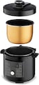 Pressure Cooker, Electric Pressure Cooker 8L Smart Steam Pot 16-in-1 Multifunctional Programmable Multicooker, Steamer, Rice Cooker, Slow Cooker, Saute Pot, Soup, Yogurt, Cake, Black