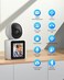 Video Pet Dog Camera Indoor Two Way Wireless Security Camera Monitor 1080P With Phone App And Motion Detection Baby Elderly Nanny Audio Calling Device Pan Tilt