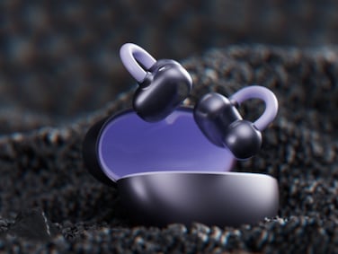 Air 203 Wireless Earphones Bluetooth AirPods Style Earbuds with Charging Case, Touch Control, Noise Reduction &amp; Long Battery Life