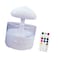 Cloud Rain Humidifier Cute LED Night Light Diffuser with Simulated Rain Effect, Aromatherapy Mist Maker for Bedroom &amp; Office Use