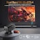 Portable Projector with 2 Wireless Controllers Compact LED Projector for Gaming &amp; Home Cinema, Bluetooth &amp; HDMI Support for&nbsp;Movies&nbsp;&amp;&nbsp;Play