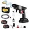 High Pressure Car Washer &ndash; Cordless Power Washer with Rechargeable Battery, Adjustable Nozzle &amp; Shampoo Bottle for Car, Bike &amp; Outdoor&nbsp;Cleaning