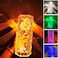 Compact Rechargeable Crystal Table Lamp &ndash; Portable Night Light with Soft Ambient LED Glow, Decorative Bedroom &amp; Living&nbsp;Room&nbsp;Accent