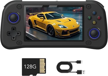 Portable G28 Game Console &ndash;4.3&Prime; IPS Screen, 64 GB TF Slot &amp;  Built-In Games