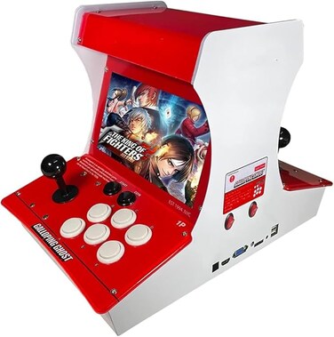 Arcade Game Console Classic Retro Upright Game Machine For 2-4 Player Desktop Arcade Machine