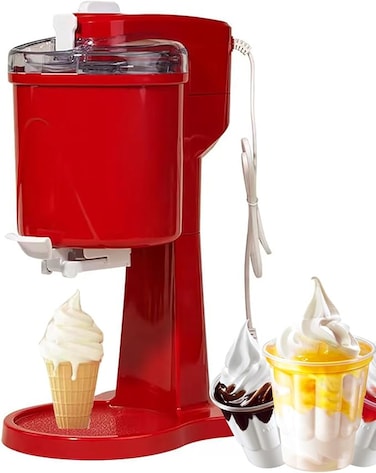 Ice Cream Maker with Built-in Freezer, Perfect for, Ideal for Fruit Ice Cream Rolls and Frozen Desserts