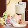 Ice Cream Machine Household Homemade Fruit Yogurt Ice Cream Maker IL Food-Grade Liner for Kids Visible 10 MIN Make Ice Cream