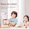 Ice Cream Machine Household Homemade Fruit Yogurt Ice Cream Maker IL Food-Grade Liner for Kids Visible 10 MIN Make Ice Cream