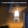 WiFi 2K HD Smart Security Camera, 360&deg; Pan/Tilt, Mobile App Control, Night Vision, Motion Detection