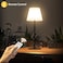 Table Lamp Outdoor Table Lamp with Light Sensor, Dimmable Warm White and RGB LED Table Lamp